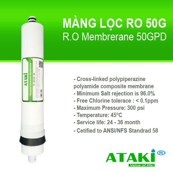 MÃ ng lá»c RO 50G ATAKI